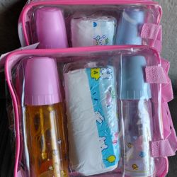 Girls Baby Doll Pretend Bottle And Diaper