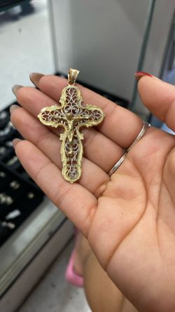 14k Jesus Cross 