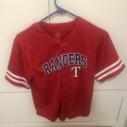 Texas Rangers BOYS Size Medium 8/10 Jersey