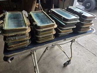 8x17 Bronze Marine Port Windows