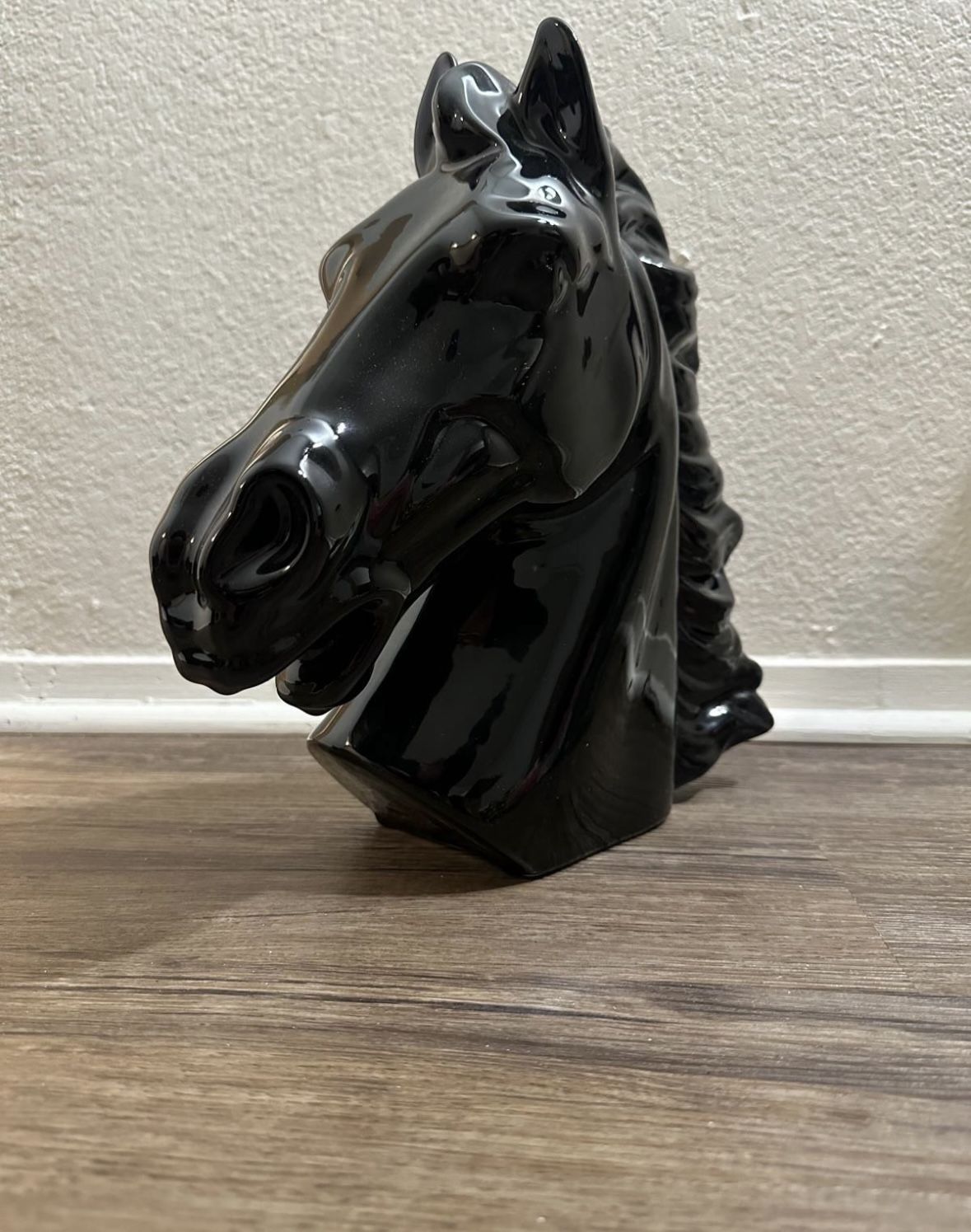 Horse Head Ceramic Sculpture Vintage