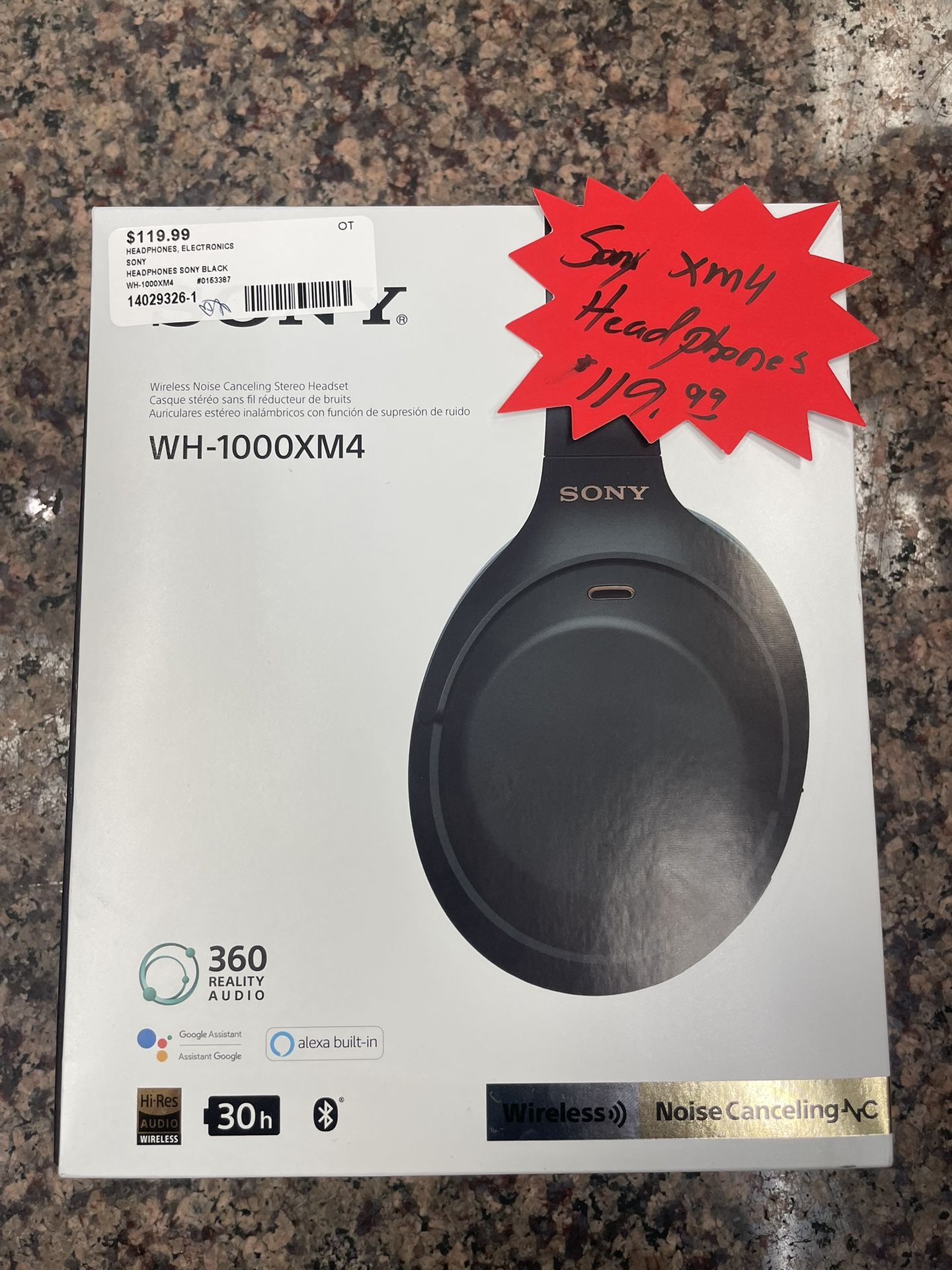 Sony Noise Cancelling Wireless Headphones