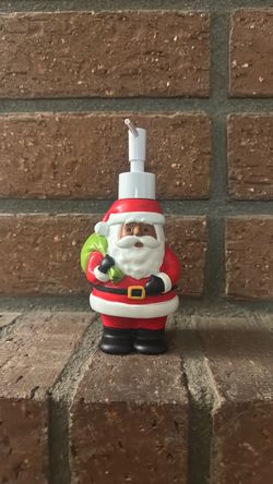 Santa Claus Christmas soap dispenser