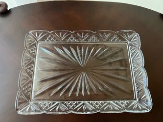 Crystal Parfum or Serving Tray