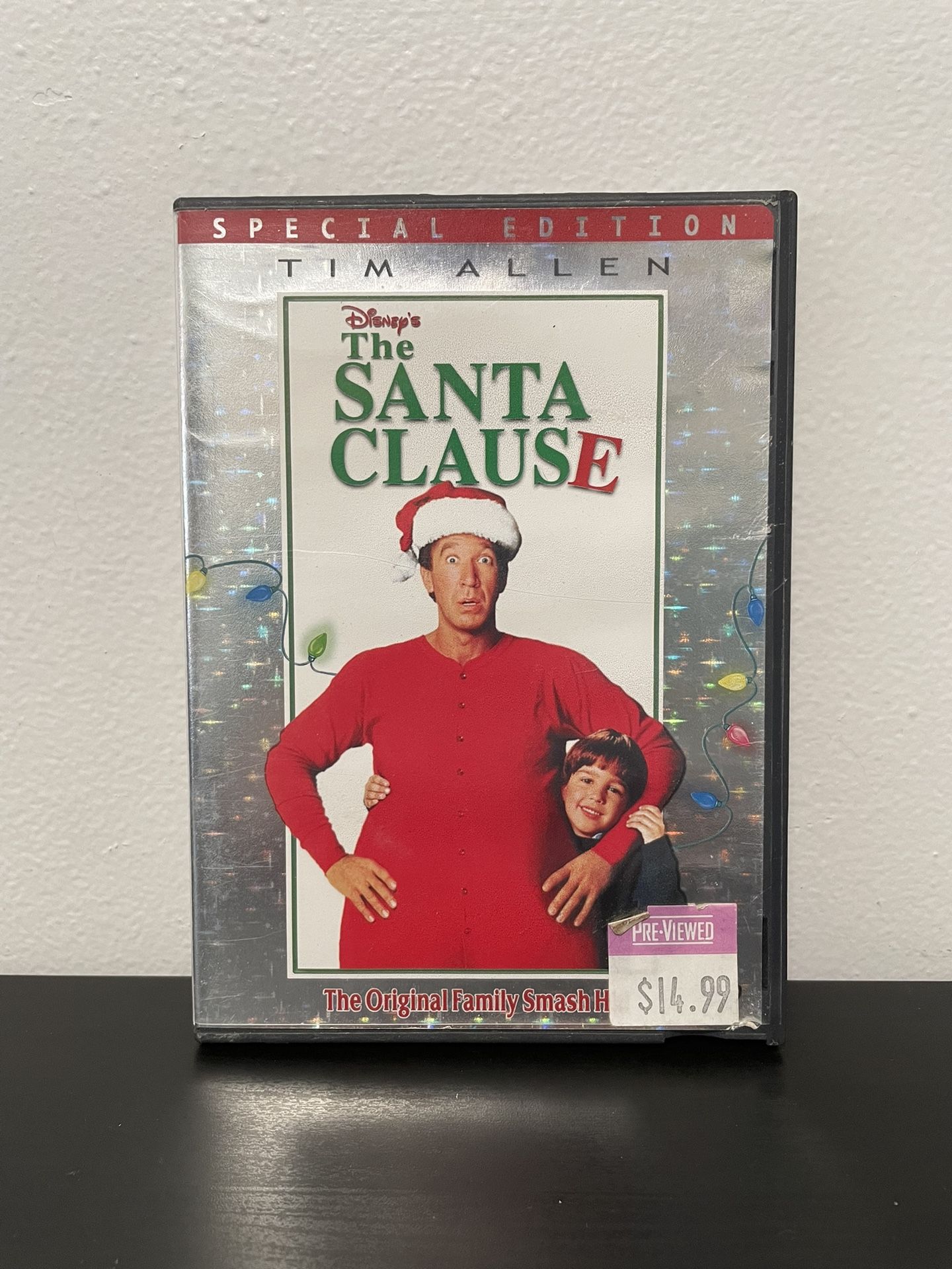 The Santa Clause DVD Special Edition Holo Cover Disney Tim Allen Christmas 1994