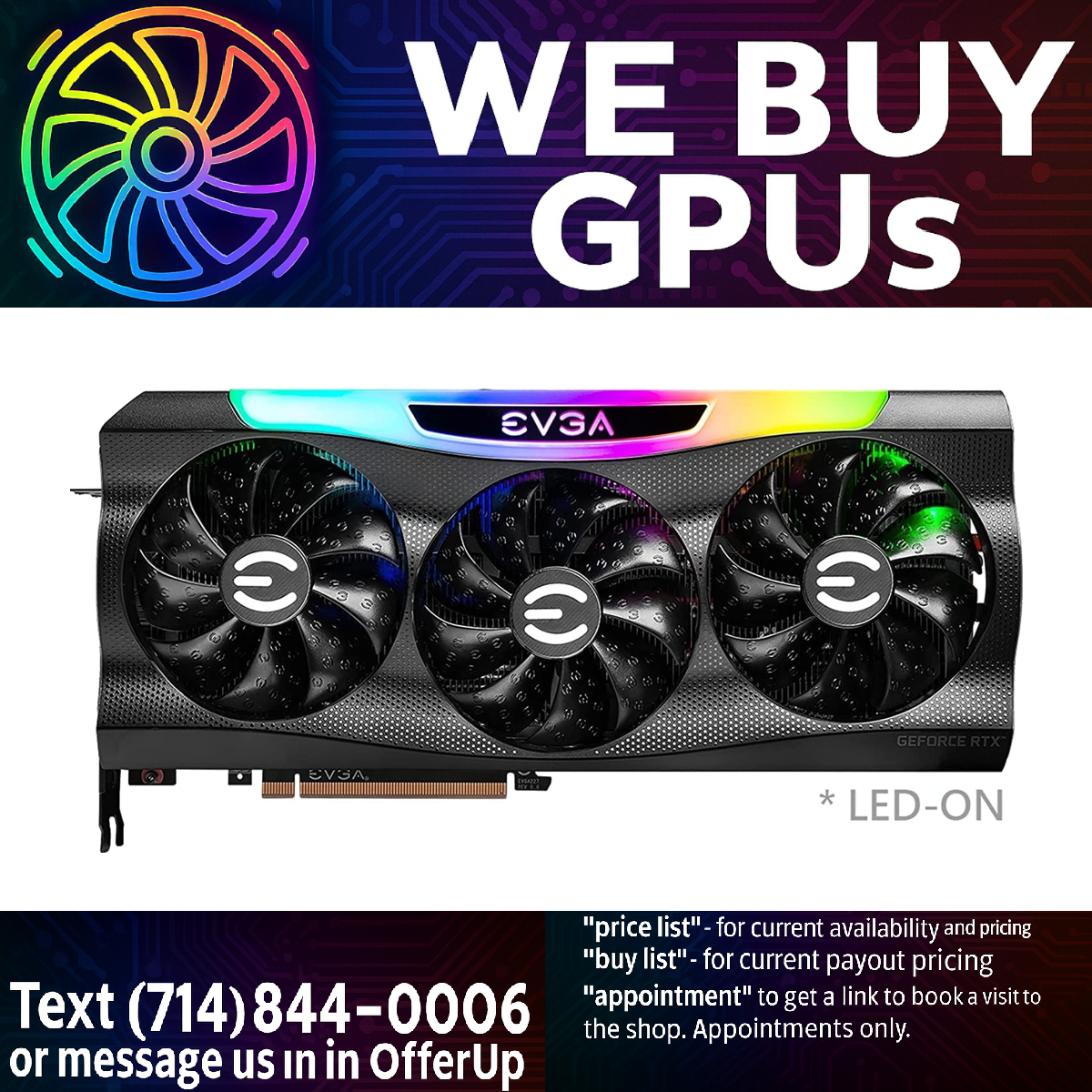 EVGA RTX 3090 FTW3 ULTRA - Professionally Refurbished - 3 Month Warranty - Local Business - Fixed Price