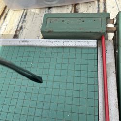 cleaning out the storage.