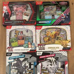 Pokemon Collection Boxes