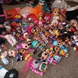 Tons Of Lol Dolls, House's , Luggage,accessories 