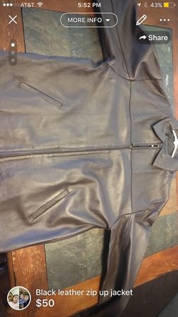 Brown leather jacket