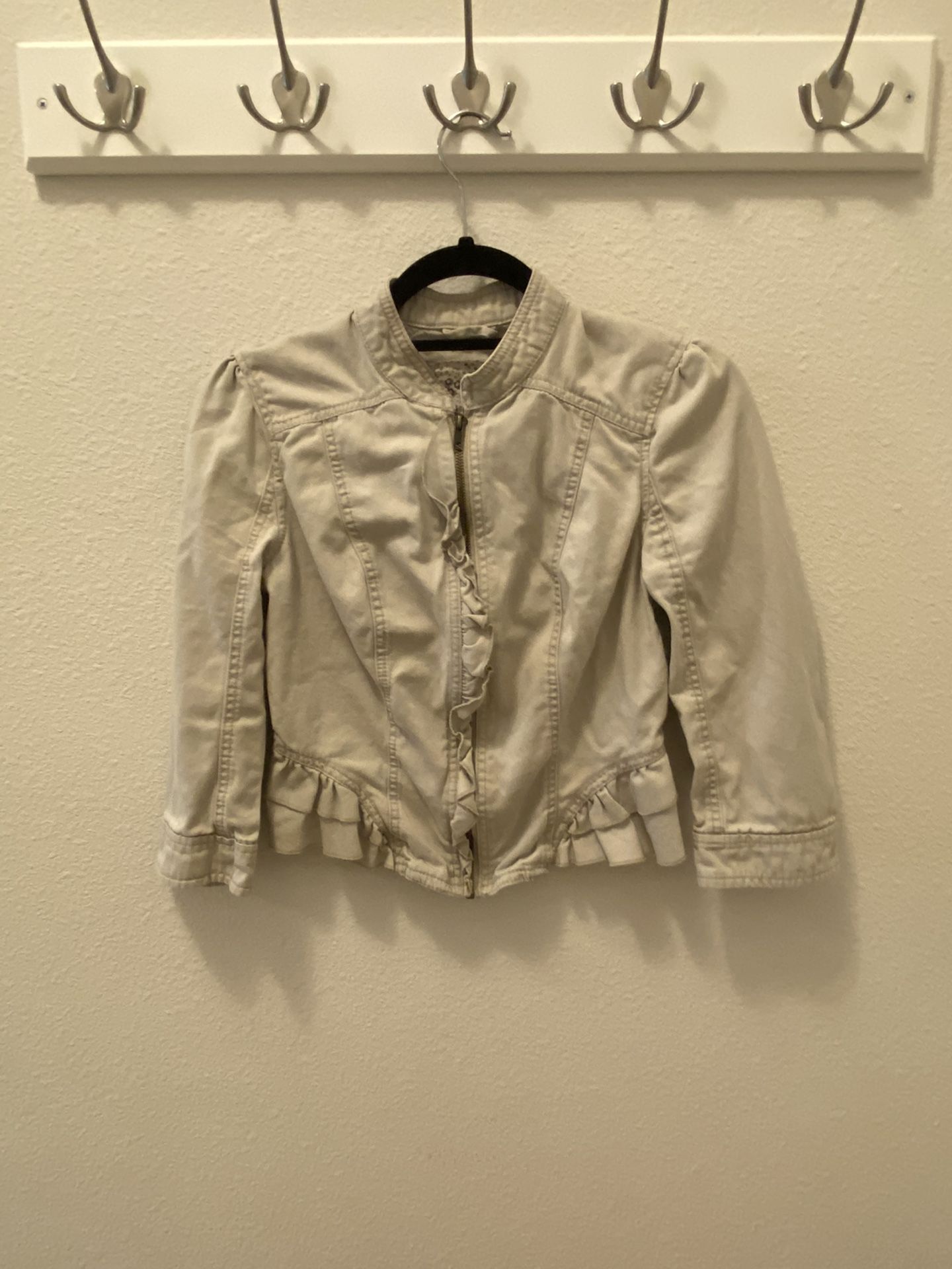Cream Jeans Jacket