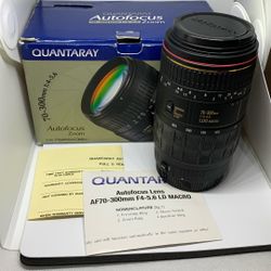 Quantaray For Canon EF 70-300mm Macro Zoom