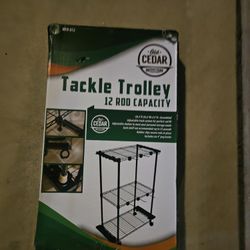 12 Rod Tackle Trolley NEW