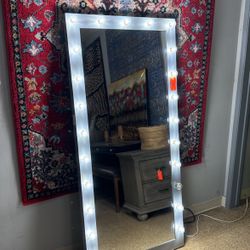 Lighted Floor Mirror 
