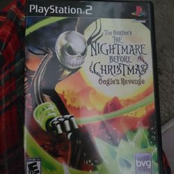 Playstation 2 Nightmare Before Christmas Oogie Boogie Bash Game