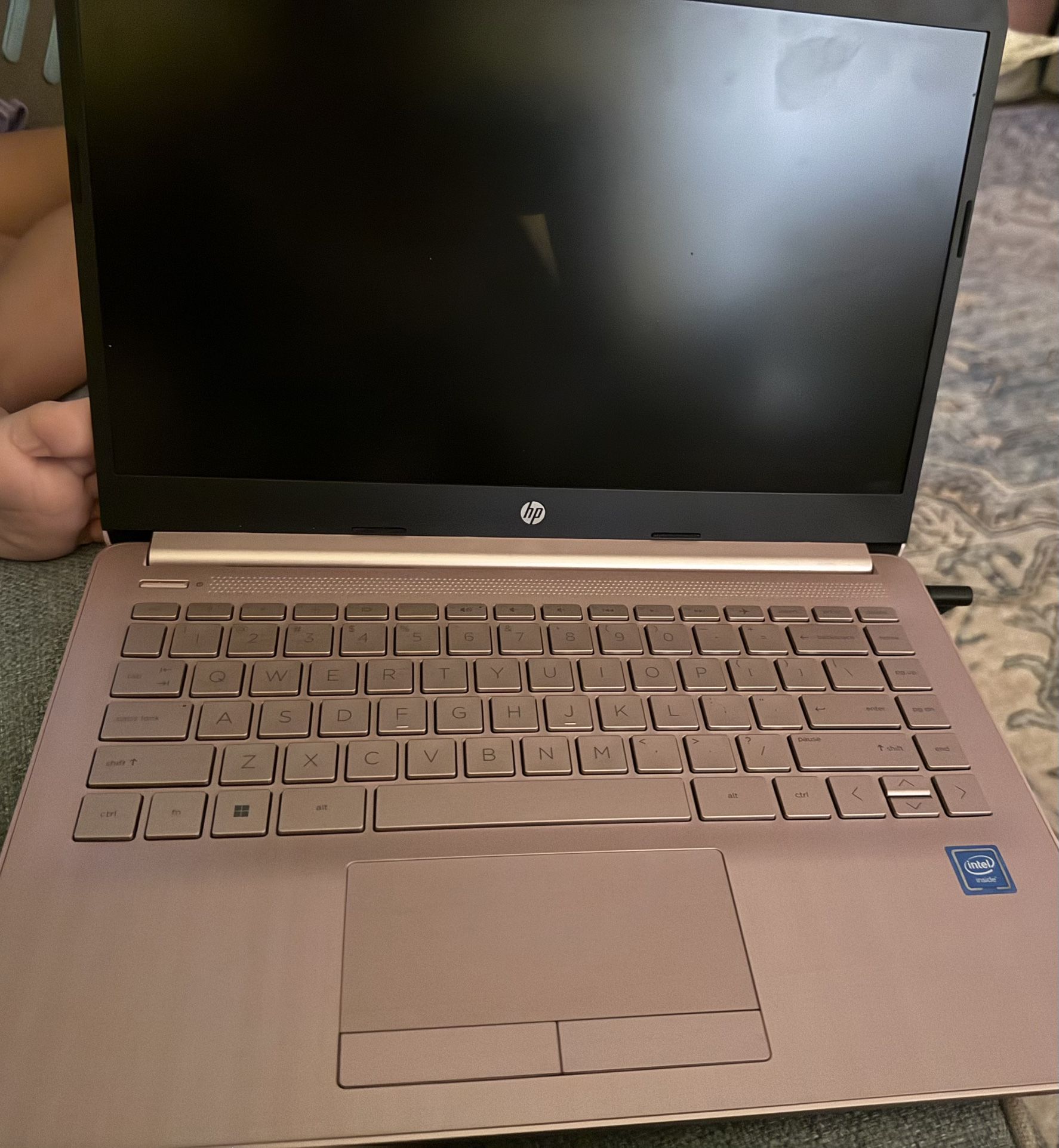 Pink HP Laptop