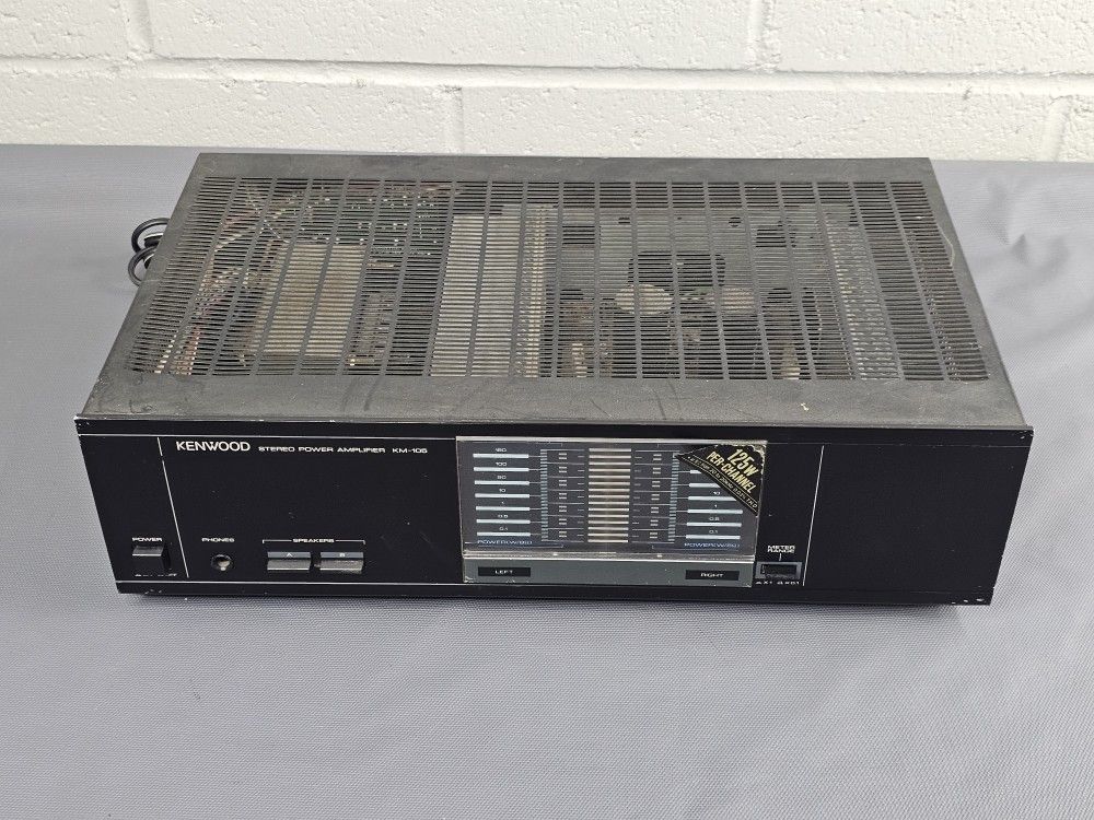 Kenwood KM-105 Stereo Power Amplifier