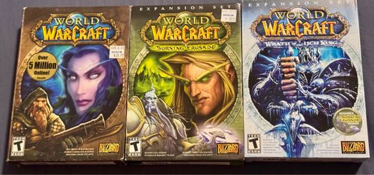 World of Warcraft Original PC Big Box Collection – Vanilla, Burning Crusade & Wrath of the Lich King