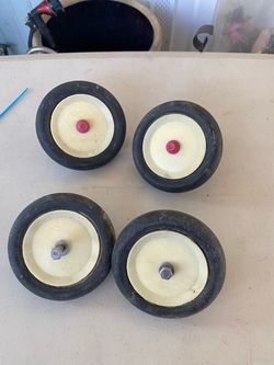 Two sets of training wheels