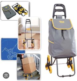 The Climb Cart 6 wheels- Grey & Yellow