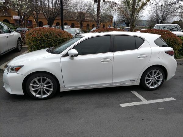 White 2013 Lexus Ct200 Hybrid 45mpg Leather For Sale In San Jose Ca