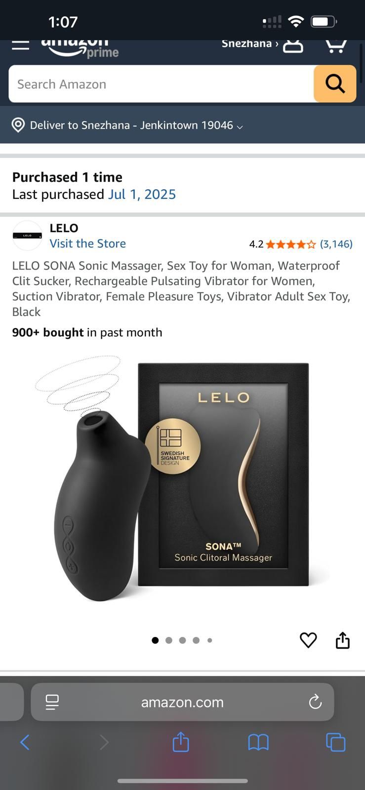Lelo Sona Sonic Massager