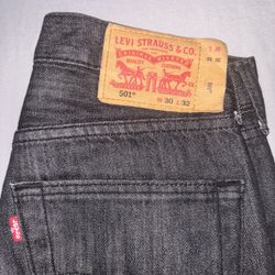 Levi 501’s 30/32 charcoal