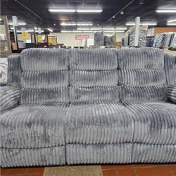 Vendo Juego De Sofá Y Loveseat Reclinable Gris 