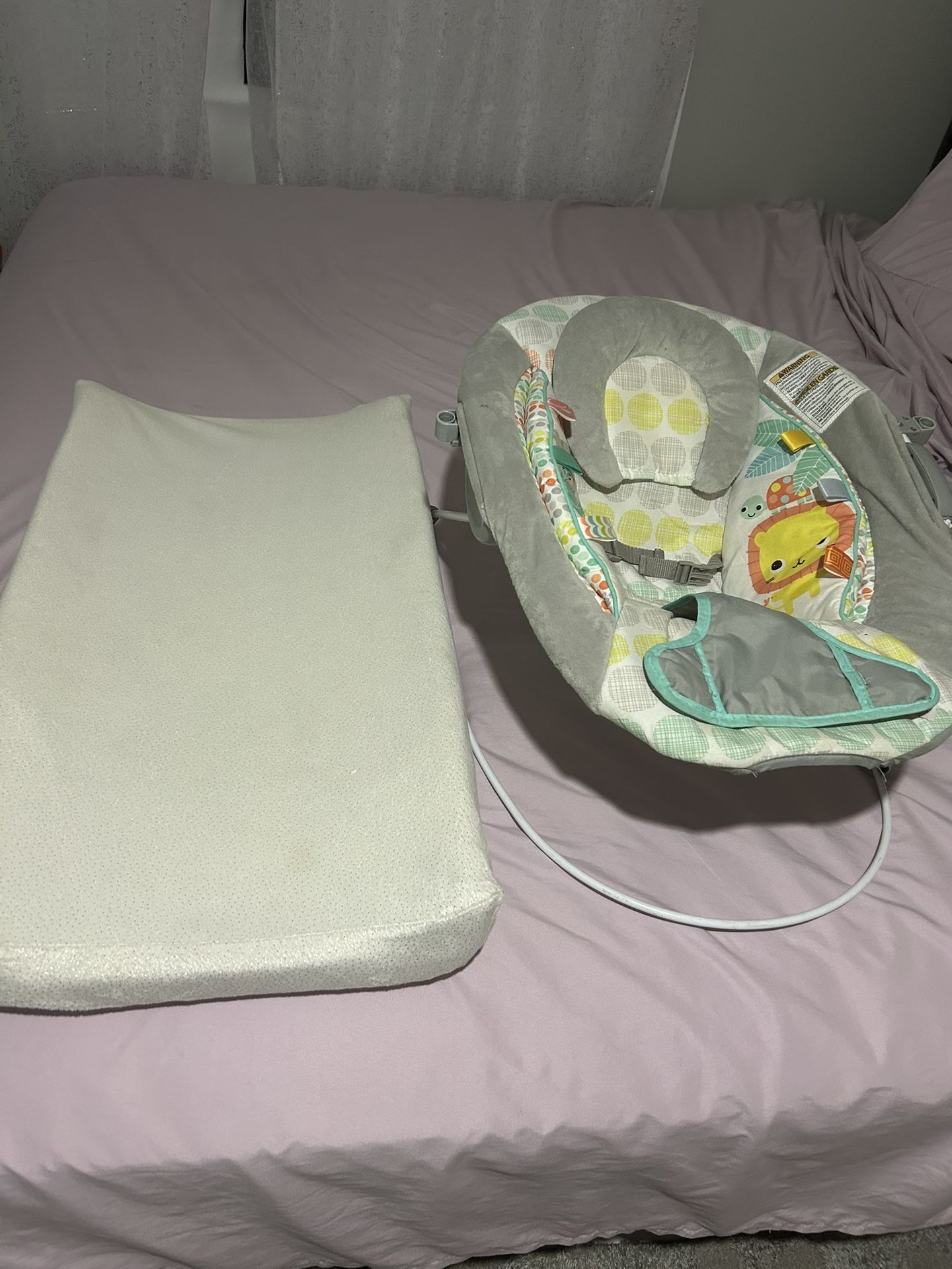 Baby Changing Table Pad And Bouncer