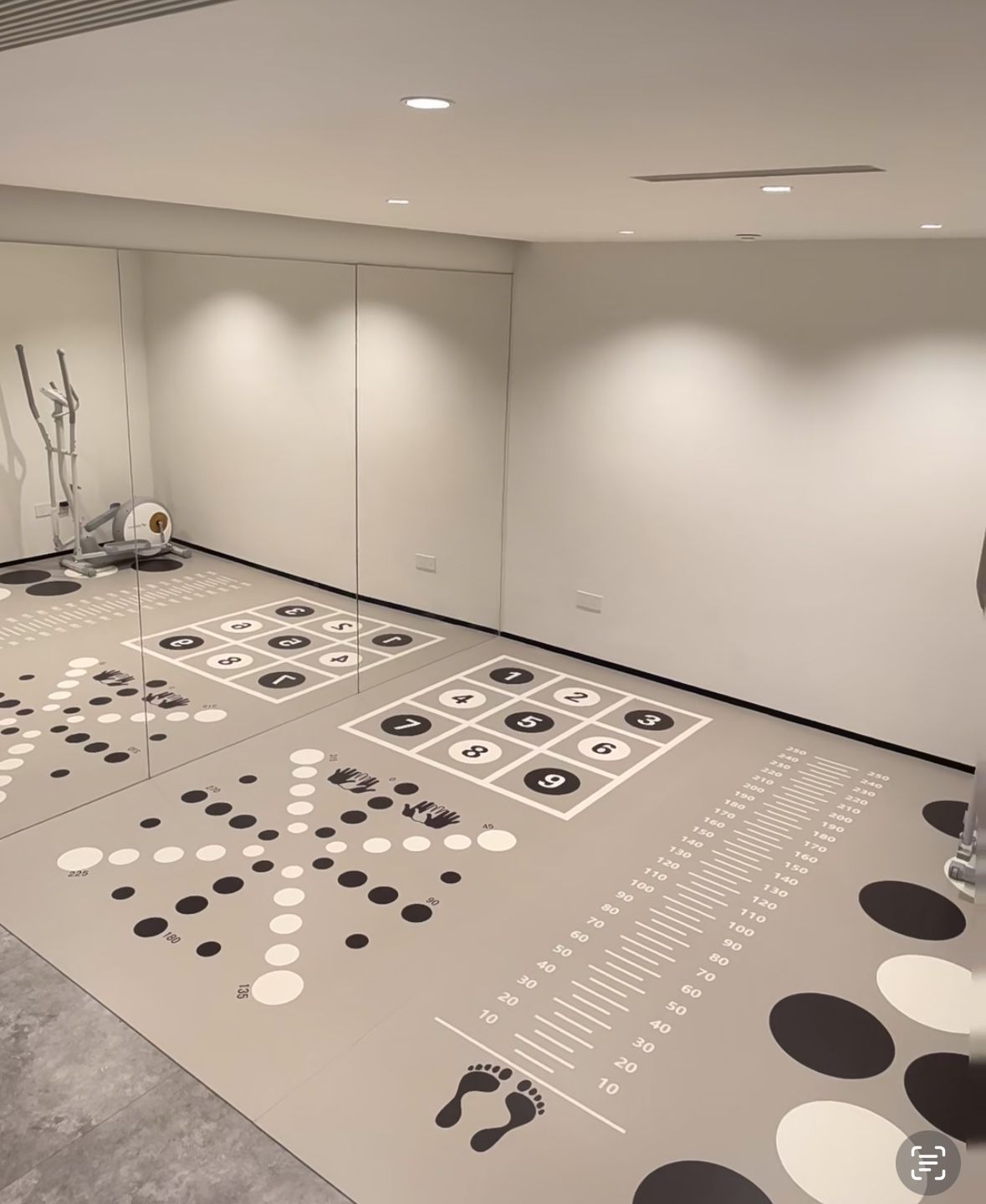 Large size Home Gym Sensory Training Floor Mat 5x3.6m