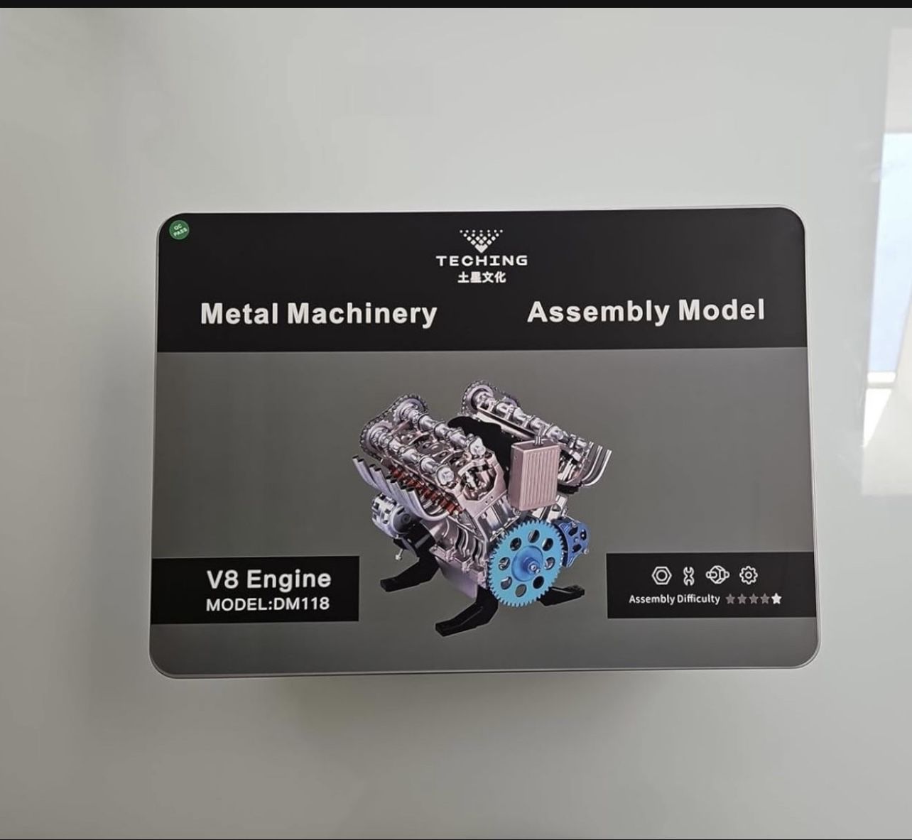 TECHING mini v8 engine model kit That runs Mechanical Metal Assembly DIY Car Engine Model Kit