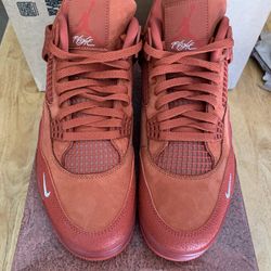 Jordan Retro 4 OG SP Nigel Sylvester “Brick By Brick” Size 12 Mens Style # HF4340-800