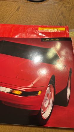 1991 corvette sales brochure