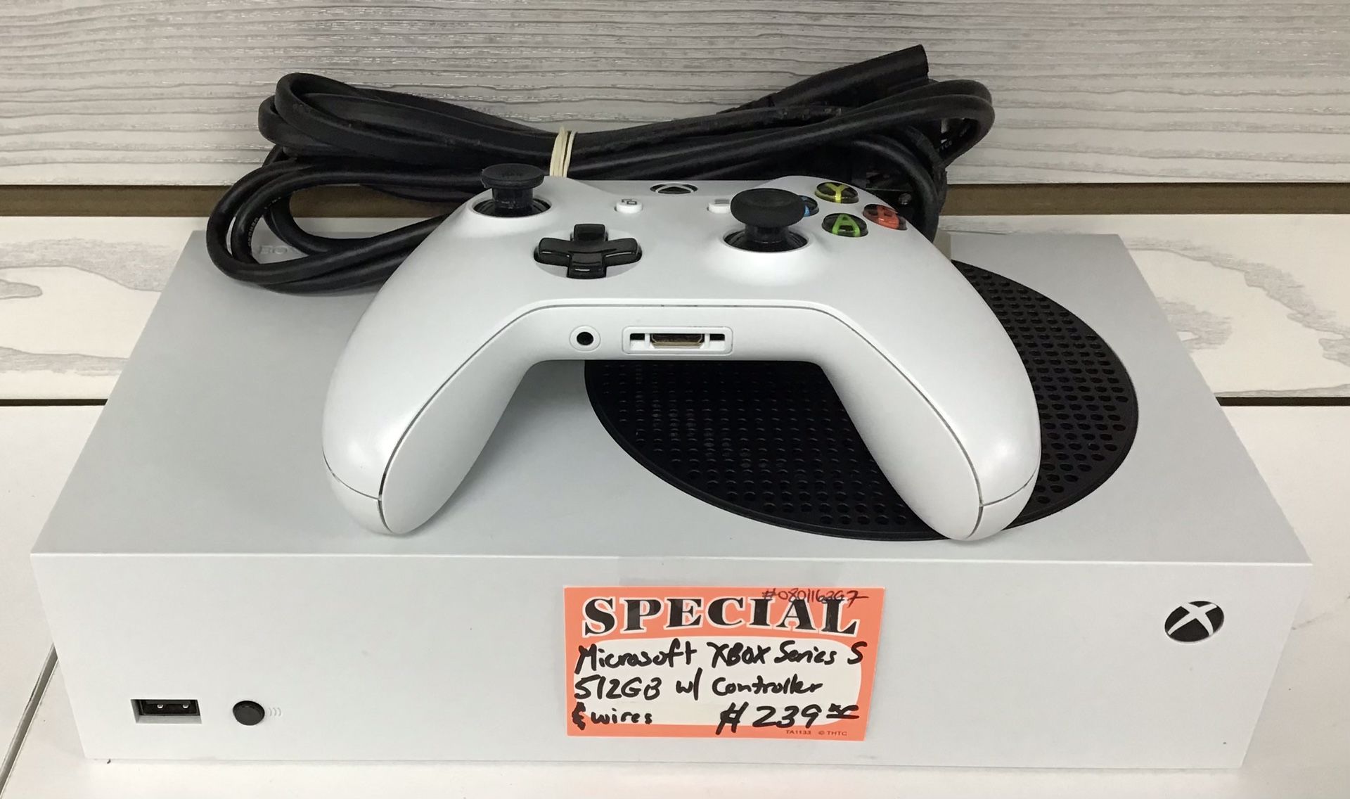 Microsoft XBOX Series S 512GB W/ Controller & Wires 