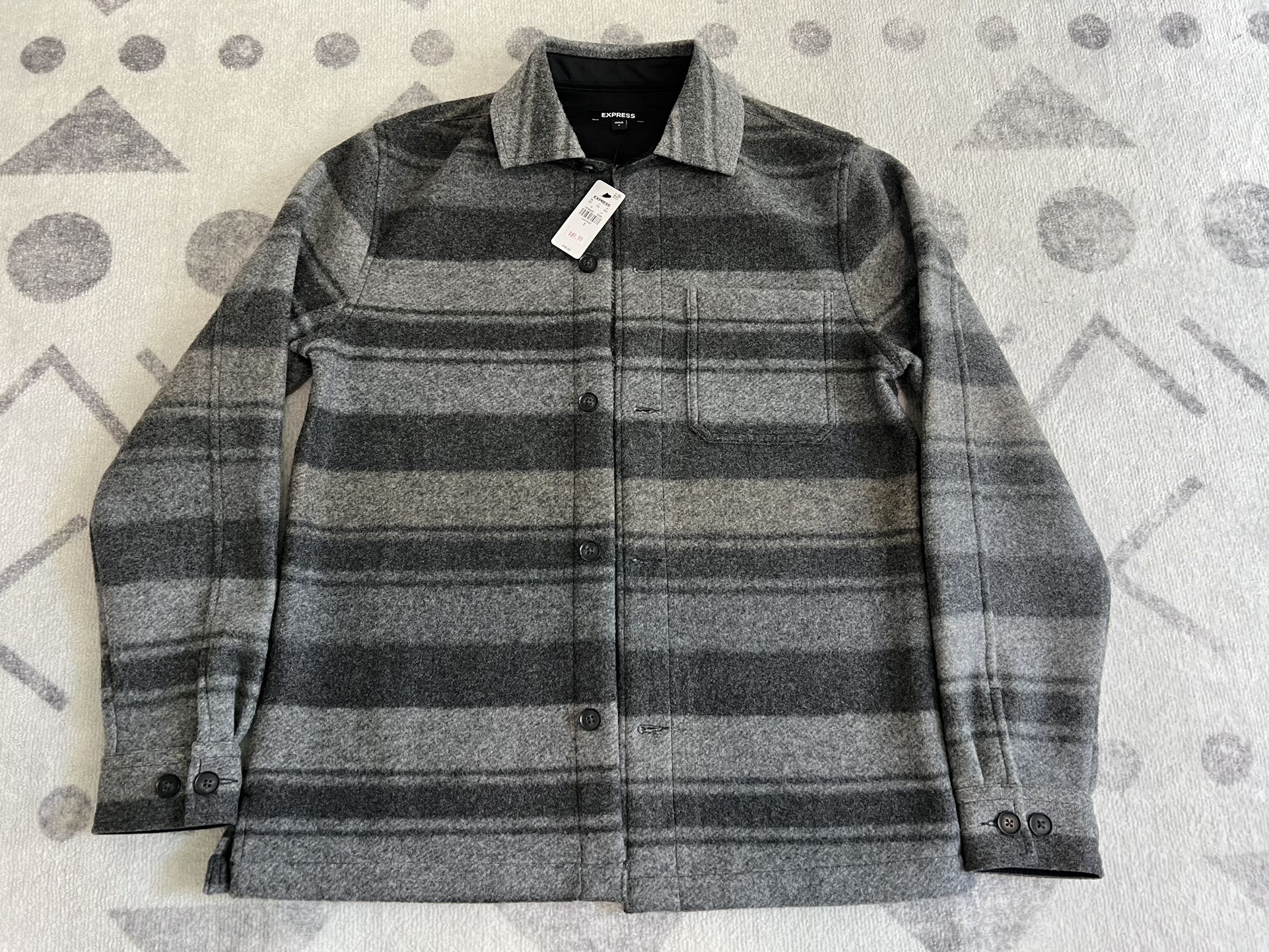Brand New Express Shirt Jacket (men, Small)