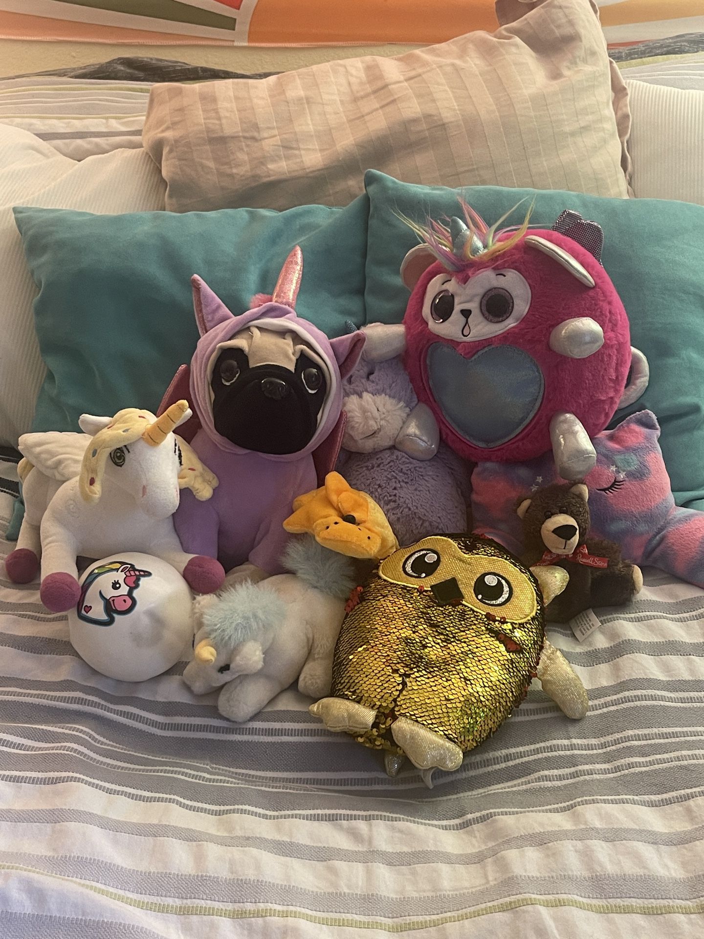 Unicorn Stuffys Stuffed Animals Plushies Toys 