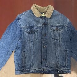 Custom Stetson Sherpa Denim XL Jacket