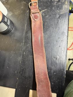 Occidental leather belt