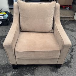 Beige Accent Chair