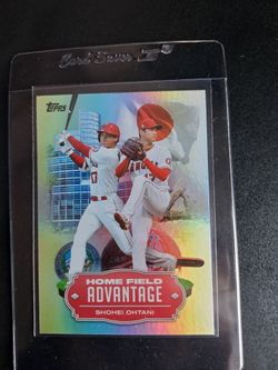 Ohtani Home Field Advantage Topps Dodgers card Ohtani