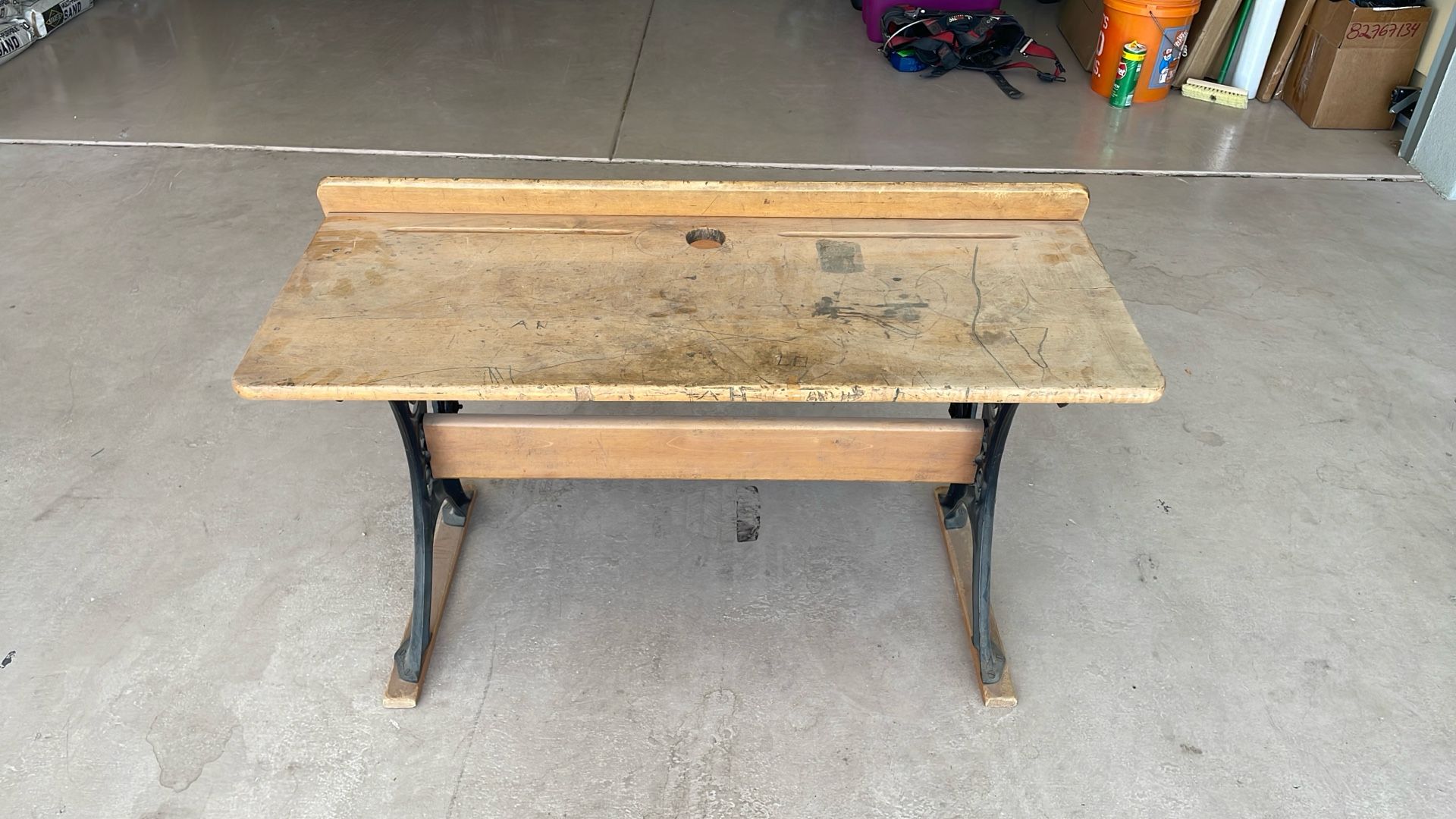 Antique School Desk