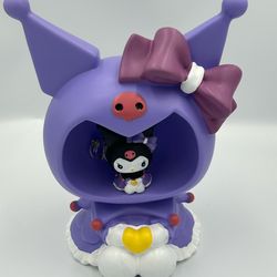 Light Sound Karomi Piggy Bank Black and Purple.