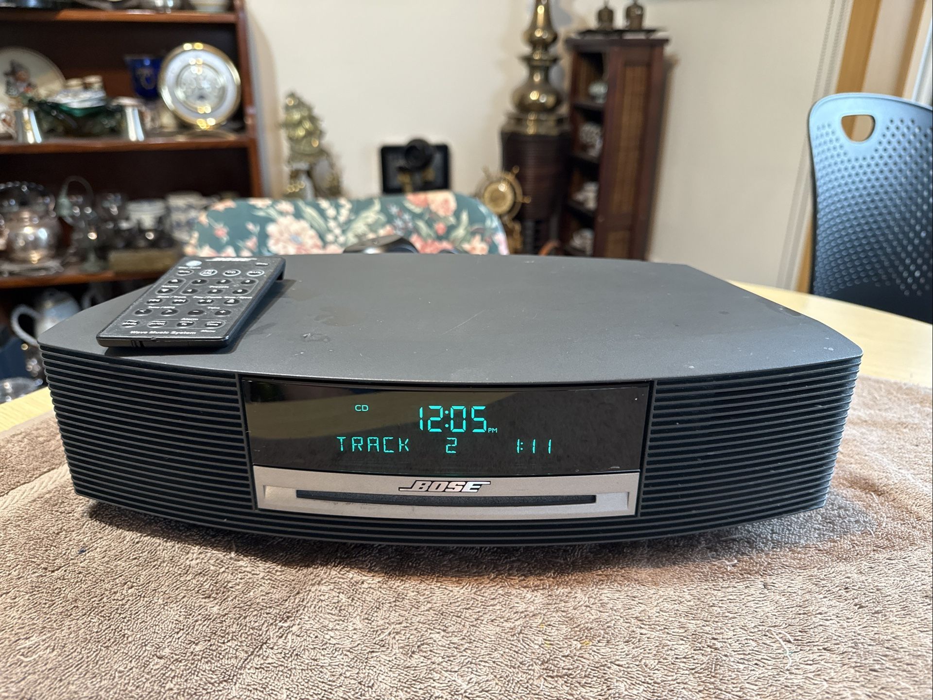 Bose Wave Music System AM/FM CD Player Clock Radio W Remote AWRCC1