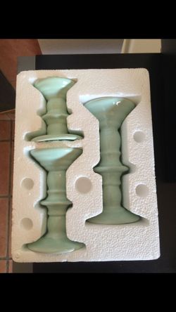 Candle holder set brand new