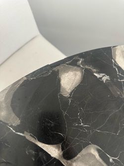 West Elm marble table & Restoration Hardware chairs