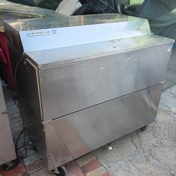 True commercial milk cooler refrigerator 