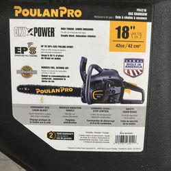 Chainsaw Poulan Pro New 18 