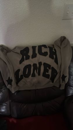 rich loner oversized zip up