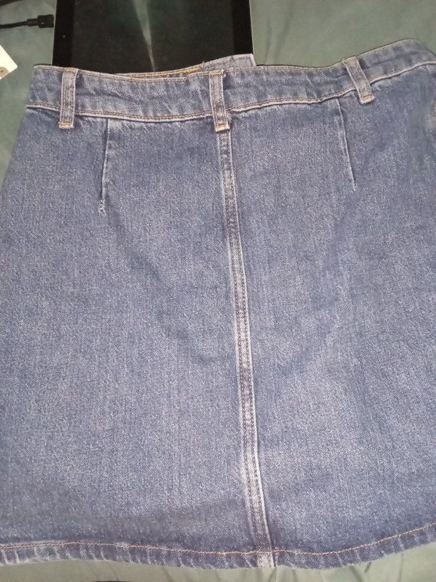 Jean Skirt From Anthropologie