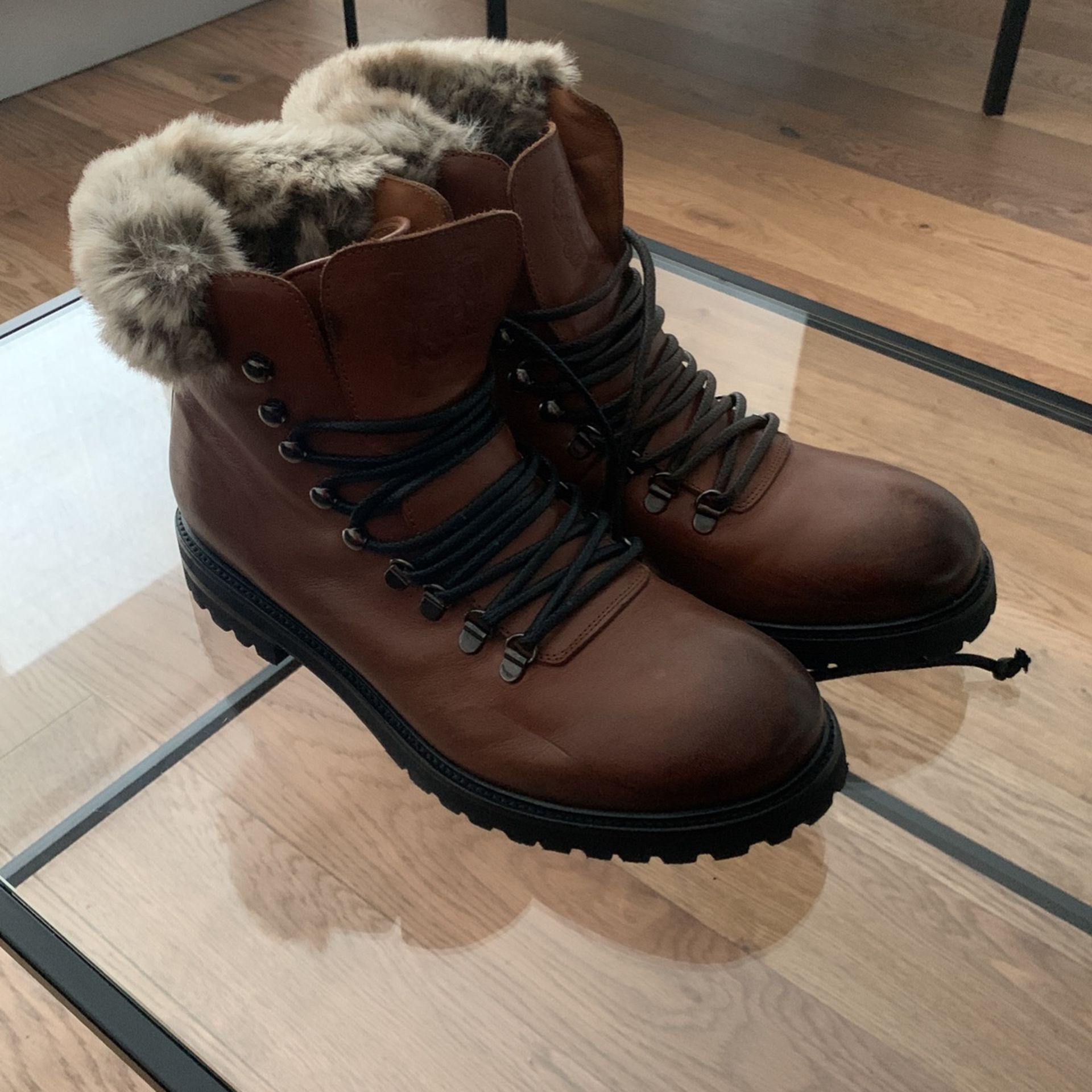 Bruno Magli Fur Boots